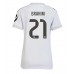 Real Madrid Brahim Diaz #21 Hjemmedrakt Dame 2025-26 Korte ermer